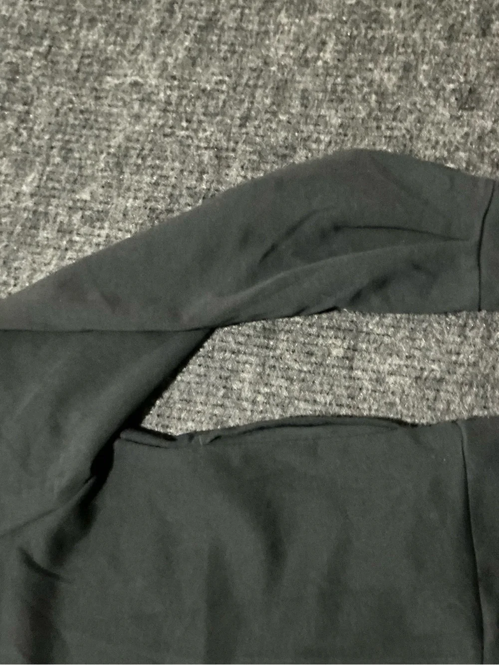 adidas Men’s Black Crewneck Sweatshirt with Silver Logo